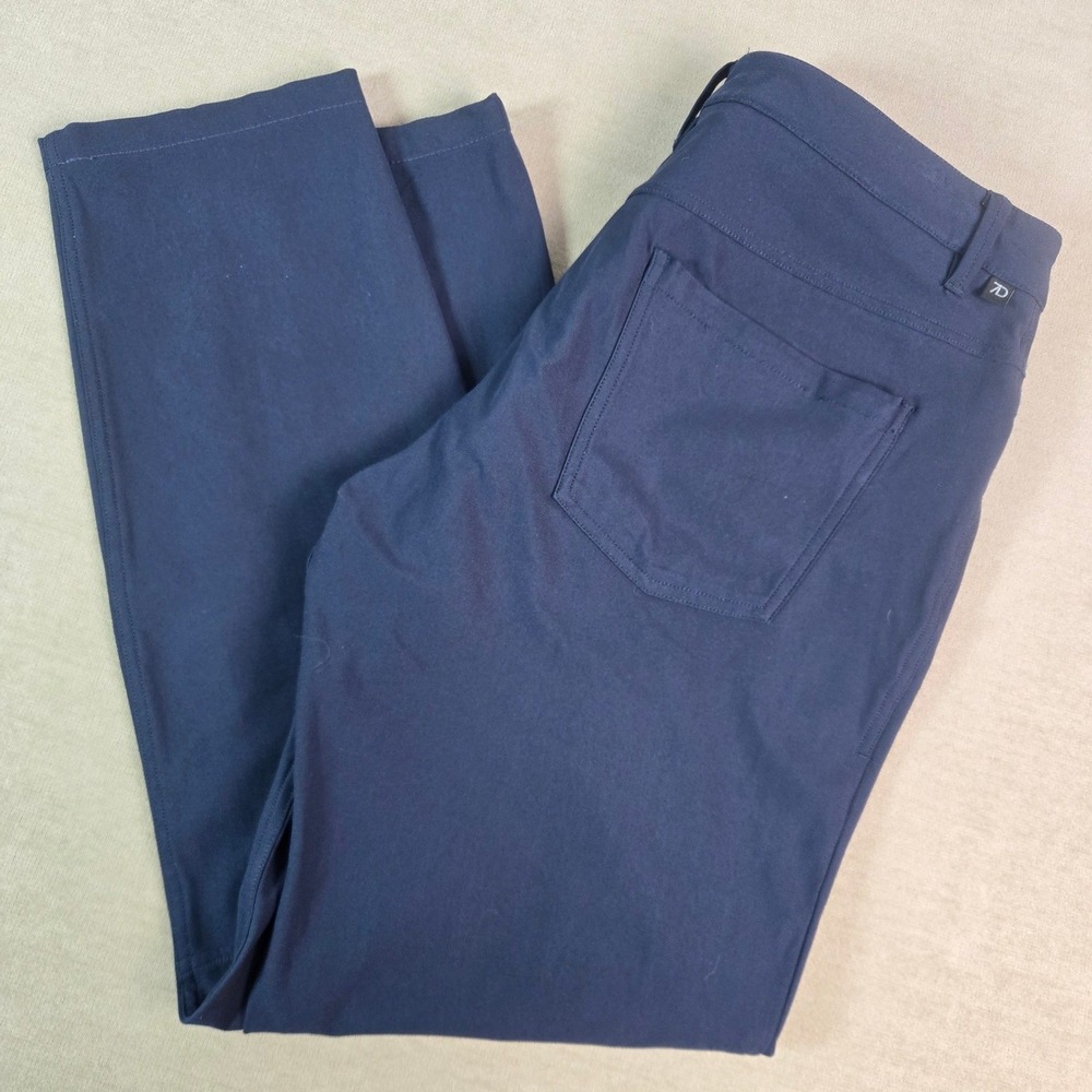 7 Diamonds Mens Navy Blue Infinity Performance Pants 34x29 Golf Casual No tags